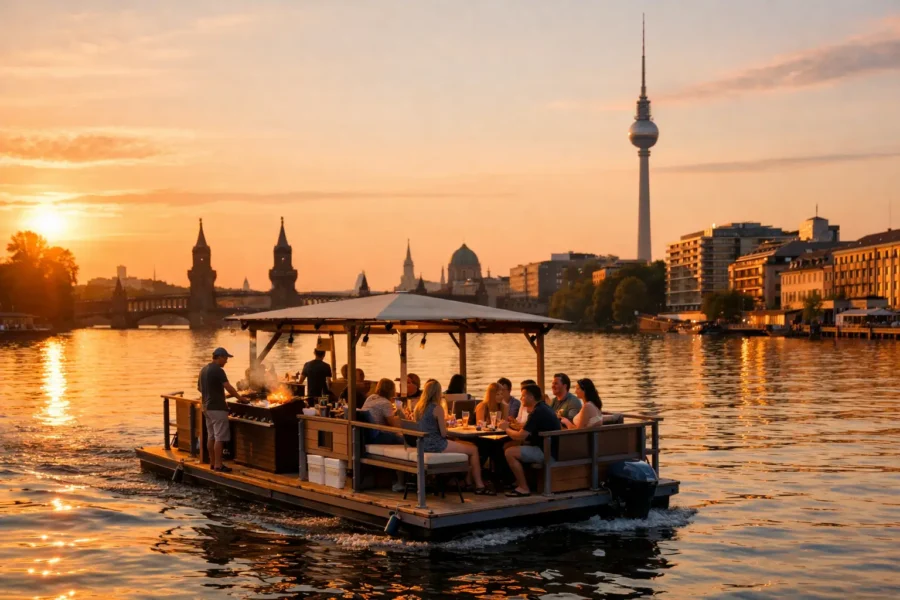 Grillfloß in Berlin buchen - so passt es